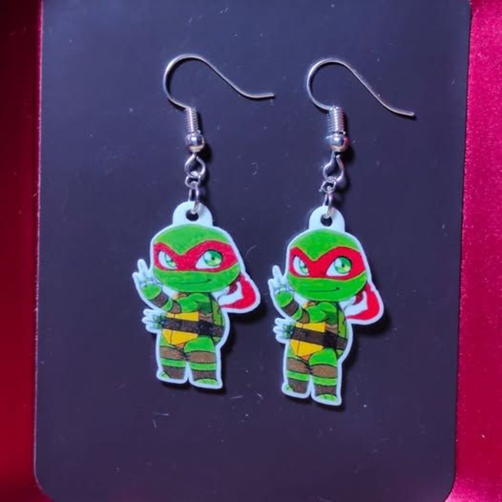 Teenage Mutant Ninja Turtles Raph Earrings or Charms
